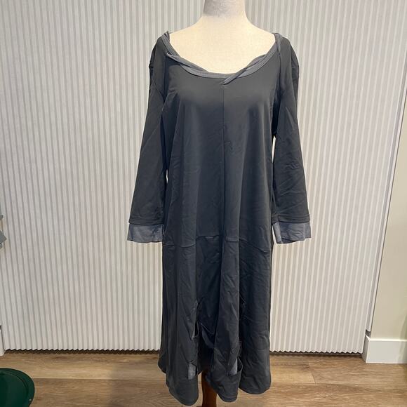MADO ET LES AUTRES Women's Long Sleeve Fancy Tunic Dress Size 5 In Gray - Picture 1 of 8